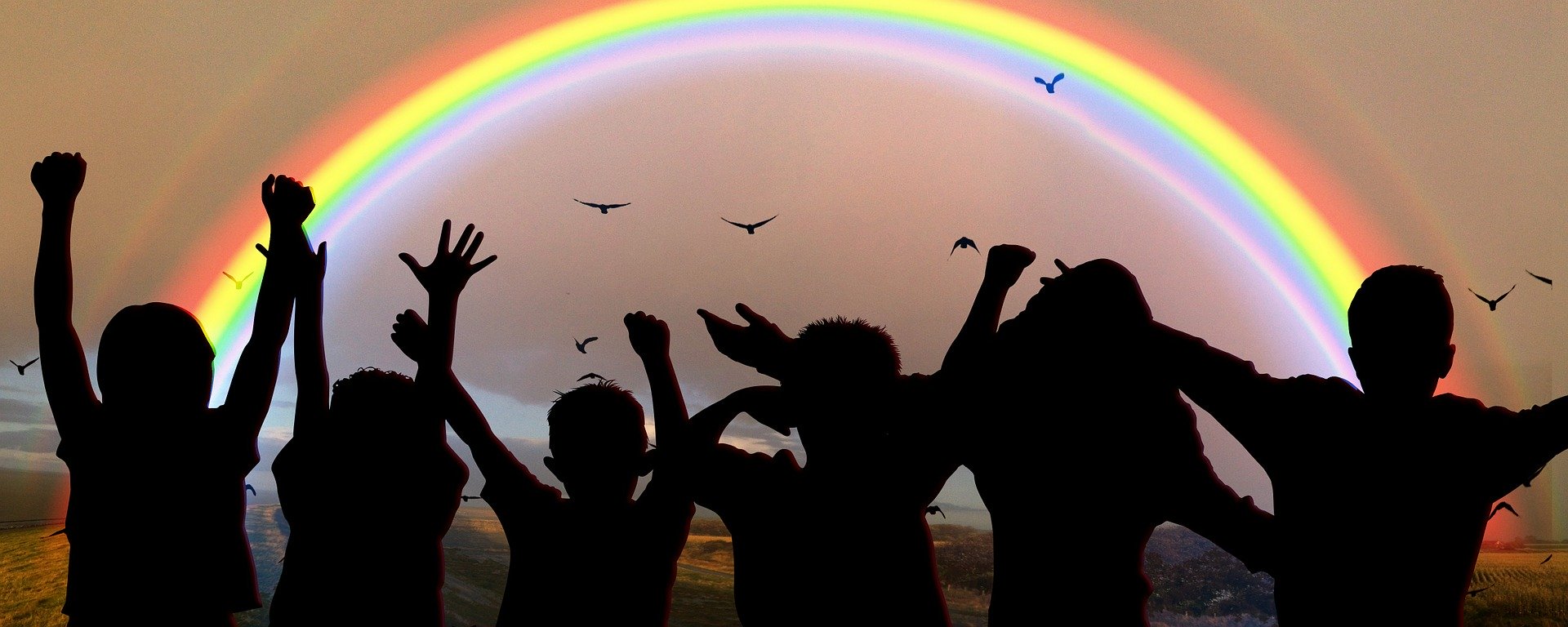 Unser Regenbogen für Glück und Zuversicht